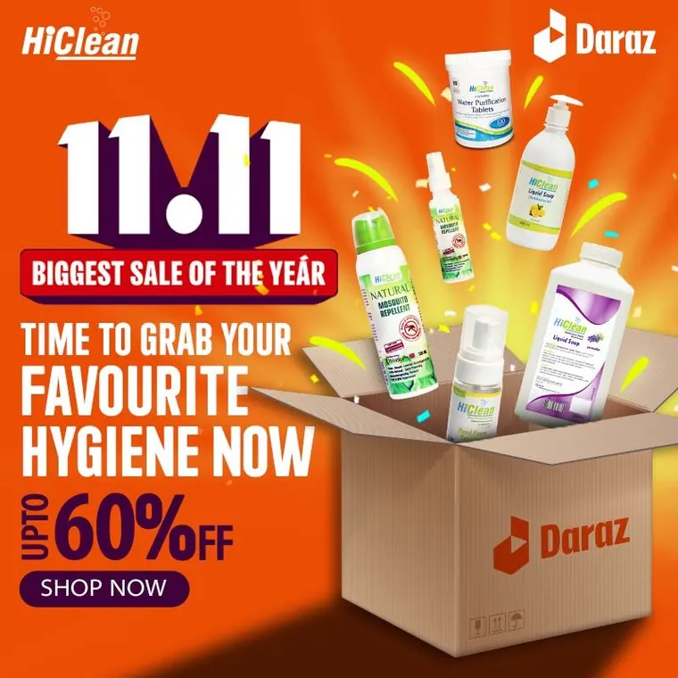 HiClean on Daraz 11.11, campaign by Kalstech